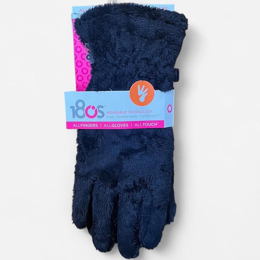 180s Women's Black Gloves